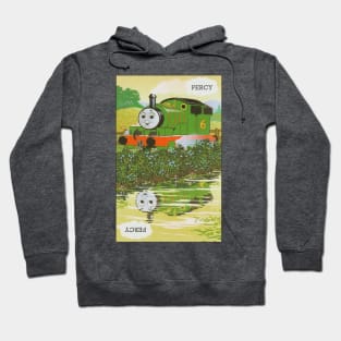 Percy the Small Engine Vintage Card Hoodie